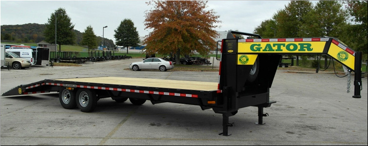 Gooseneck flat bed trailer for sale14k  Wilkes County, North Carolina